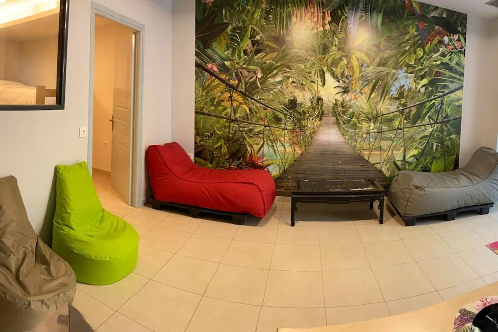 Αρέθουσα Jungle Τριάρι 65Τμ. Villa Chalkís Buitenkant foto